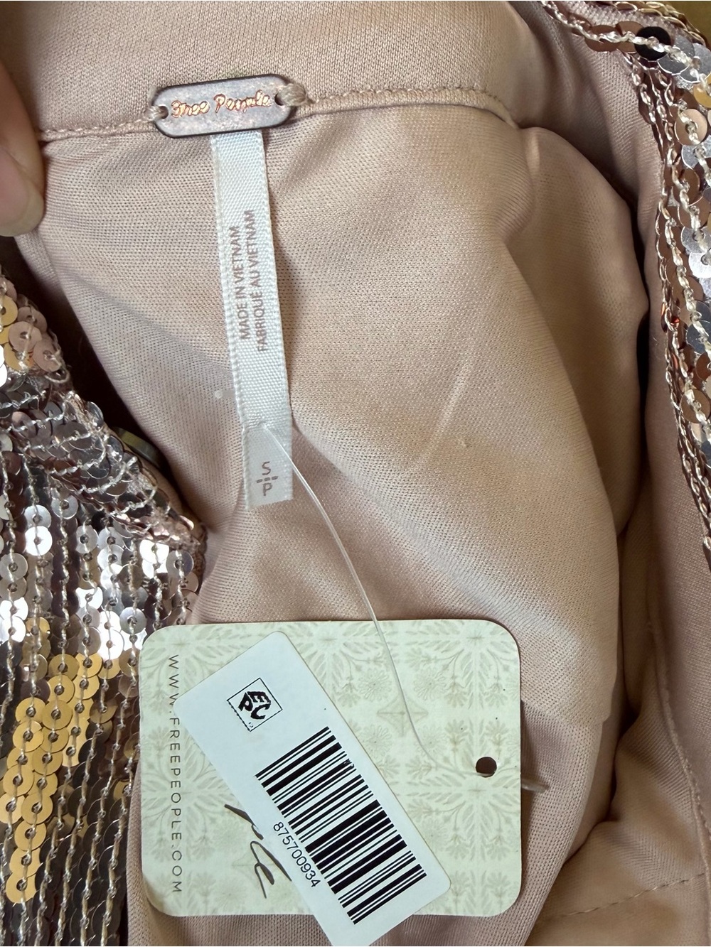 Free People Sophie Sequin Mini Dress - Picture 9 of 10